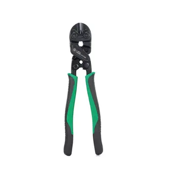 

LAOA 8 Inch Multifunctional Bolt Cutters Cr-Mo Steel Wire Cutters Round Nose Scissors 58HRC With Black Coating Treatment