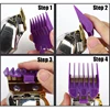 2/4/8Pcs Universal Hair Clipper Limit Comb Guide Attachment Size Barber Replacement ► Photo 3/6