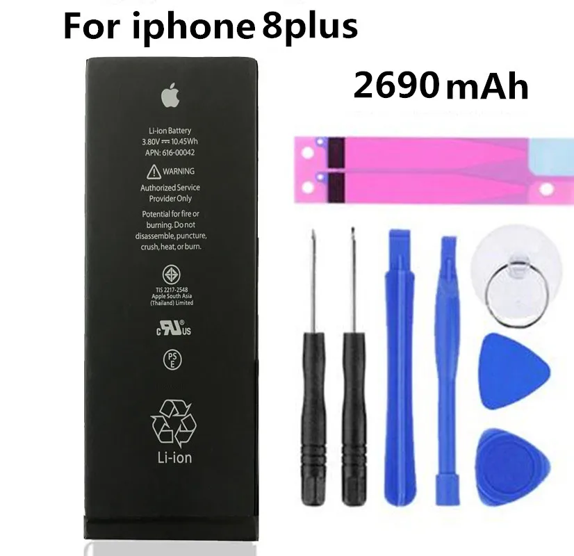 

ONEVAN 0 Cycle Rechargeable Phone Battery For Apple IPhone 8plus Battery Accumulator Battery Models