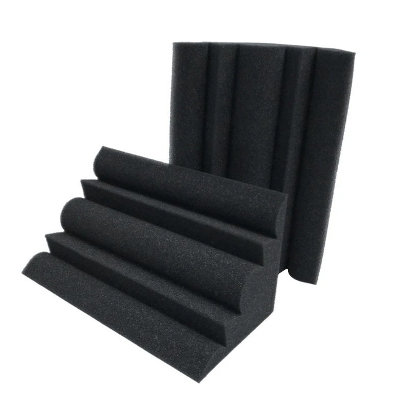 

12pcs Corner Acoustic Soundproof Foam High Density Flame Retardant Bass Trap Sound Absorption Wall Padding