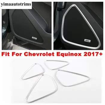 

Matte Interior For Chevrolet Equinox 2017 - 2020 Side Car Door Stereo Speaker Audio Sound Loudspeaker Cover Trim Accessories Kit