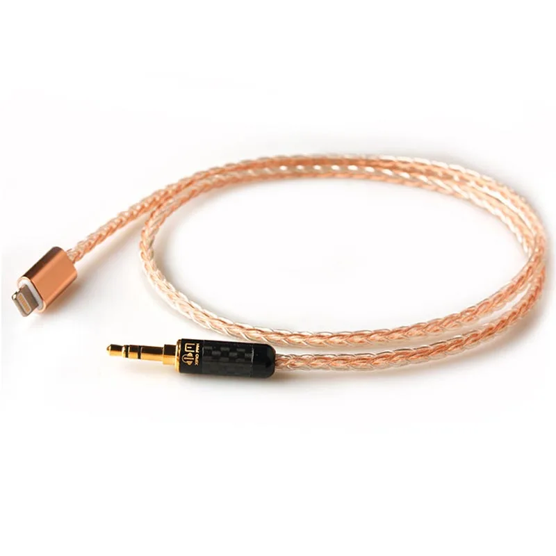 

Xiao Fan A3 3.5mm to 3.5mm Custom interface Cable Aux Audio Cable for Car/Headphone/power amplifier/Oneplus 5t