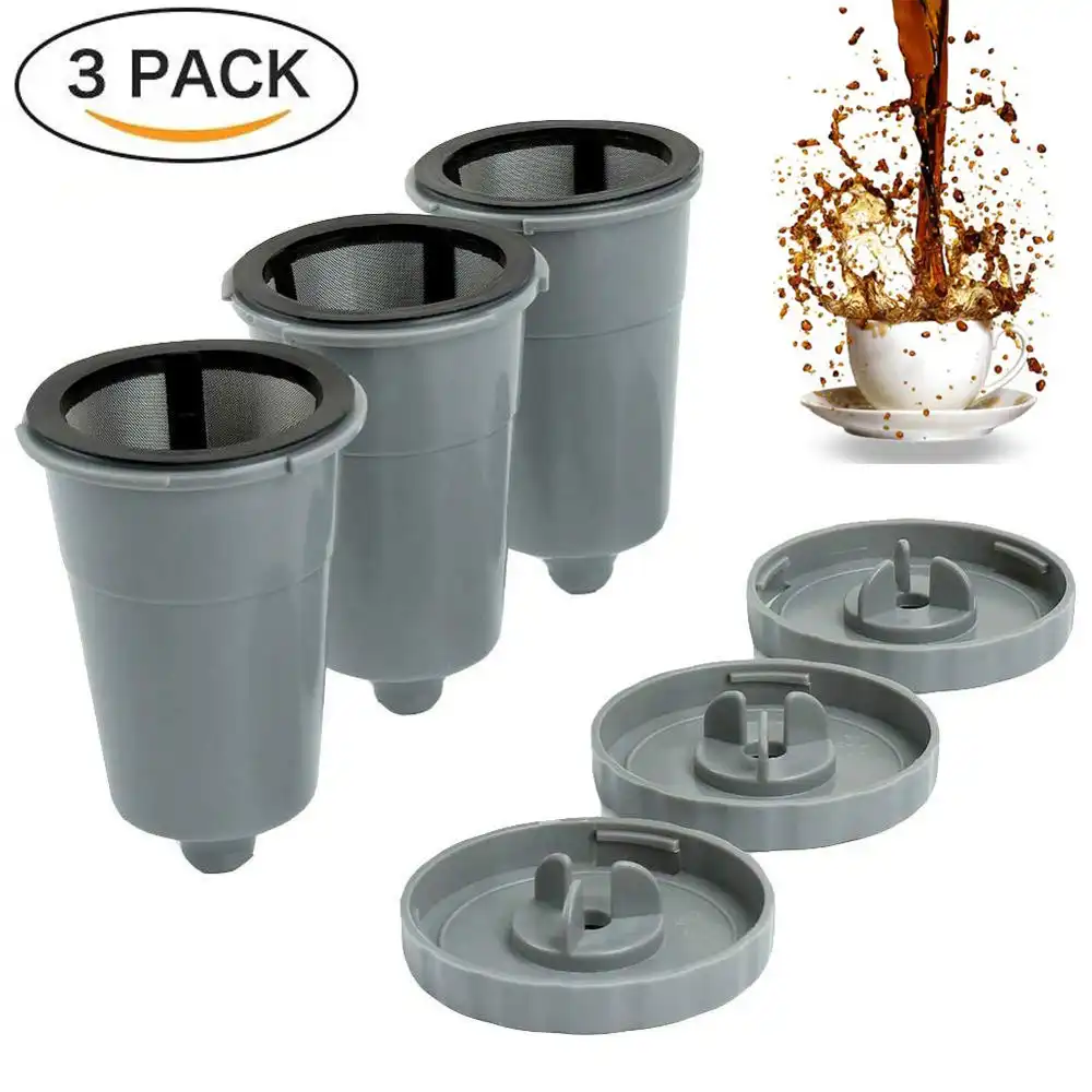 3pcs Pack Reusable Capsules Pods Coffee Filter Compatible With Keurig Fit For B30 B40 B50 B60 B70 Series Refillable Single Cup Aliexpress