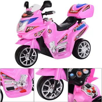 3-Wheel Battery-Powered Kids Ride-On Motorcycle 1