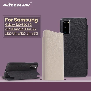 

For Samsung Galaxy S20 Ultra case NILLKIN PU Leather Flip Cover + PC Back Cover for Samsung S20 S20 Plus case For Galaxy S20 5G