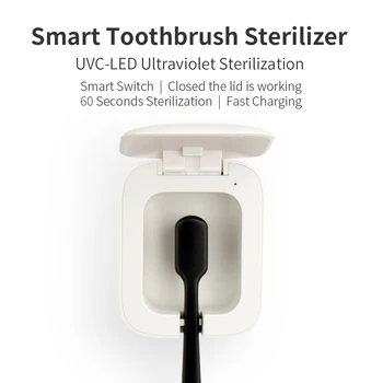 

UV Light Toothbrush Sterilizer Punch-free Toothbrush Holder USB Charging Antibacteria Ultraviolet Tooth brush Sterilizer Box