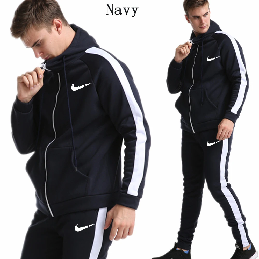 

2019 New Fashion Men Hoodies Suits Brand Tracksuit Men/Women Sweatshirts+Sweatpants Autumn Winter Fleece Hooded Pullover
