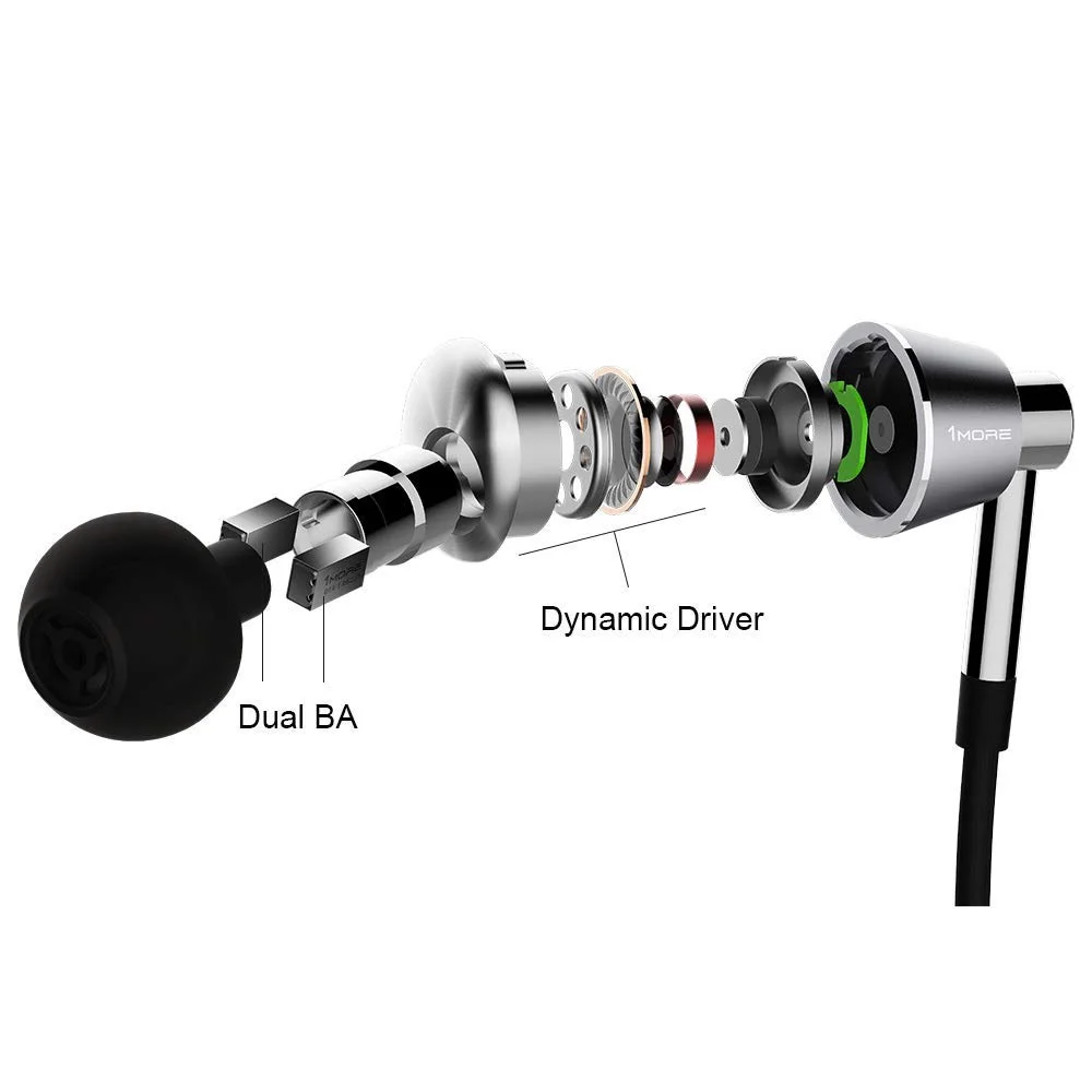 1MORE E1001BT Hi-Res Triple Driver Bluetooth HiFi In-ear Earphone with LDAC Lossless Wireless Sound Quality Sport Earbuds