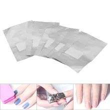 100 шт./пакет лак для ногтей для удаления Обёрточная бумага s Алюминий Фольга лак для ногтей УФ-гель для снятия Обёрточная бумага био-Гели Soak Off лак для ногтей легко чистящее средство для ухода за ногтями
