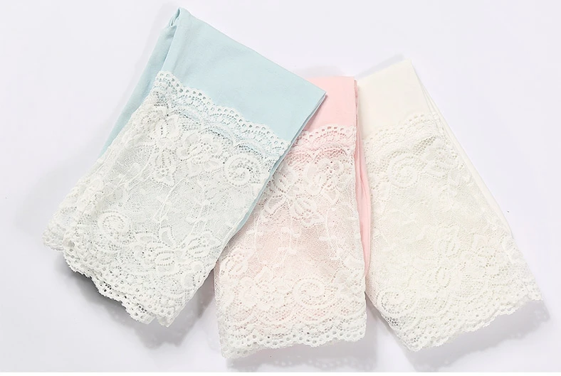 High Quality 2021 New Summer Girls Leggings Pants Lace Cotton Children Clothing Flower Girl Knee Pants