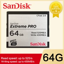 Карта Sandisk Extreme Pro CFAST2.0 525 МБ/с./с VPG130 Full HD 4K видеокарта для Canon 3D Mark2