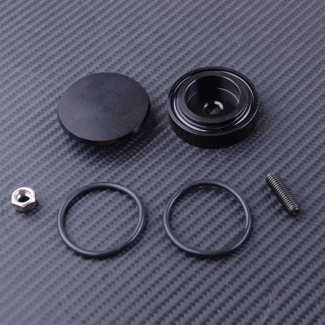 

DWCX 6pcs Black Car Rear Wiper Delete Kit Block Off Plug Cap Fit For Integra Honda Civic Si Acura RSX
