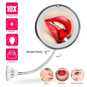 

360 Degree 10X Folding Mirror Rotating Makeup Mirror My Flexible Mirror Magnifying Vanity Mirror Dropshipping
