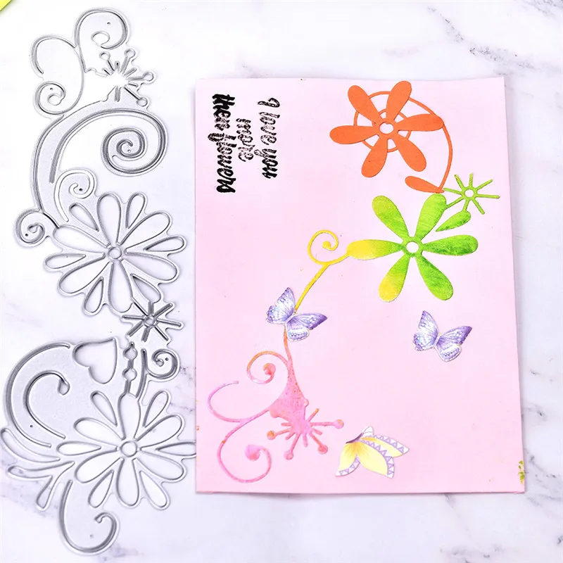 

Eastshape Flower Dies Frame Metal Cutting Dies New 2019 for Card Making Scrapbooking Dies Embossing Cuts Stencil Craft Dies