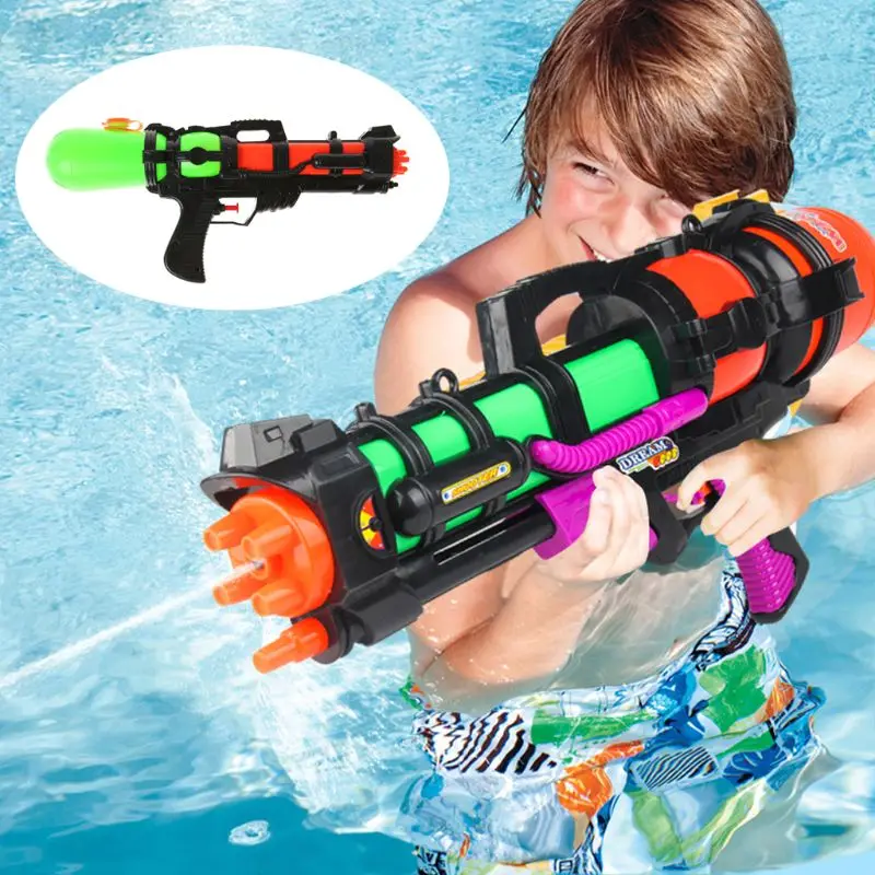 Soaker опрыскиватель насос действие брызг воды ружье, пистолеты на открытом воздухе пляж сад игрушки Q6PD