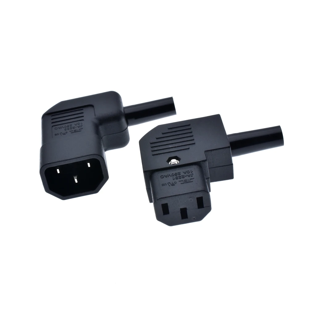 Проводная розетка 250 В 10a IEC320 C13 C14 PDU монтажный соединитель под углом 90