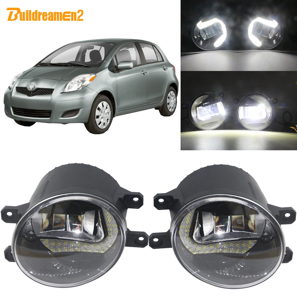 Buildreamen2 для Toyota Yaris хэтчбек 2006-2014 стайлинга автомобилей светодиодный лампы