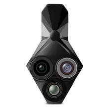 Triangle 3 In 1 Clip On Cell Phone Camera Lens Fish Lens 0.65X Wide Angle 20X Macro Len Universal For Mobile Phone HD Lens Kit