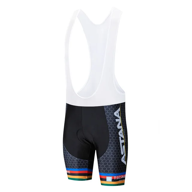 Велосипедная футболка Team ASTANA мужская короткая футболка одежда для велоспорта Ropa de bicicleta 9 гелевая дышащая подкладка