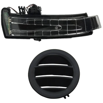

1 Pair Led Side Mirror Marker Turn Signal Light Lens & 1 Pcs Left Air Ac Vent Black