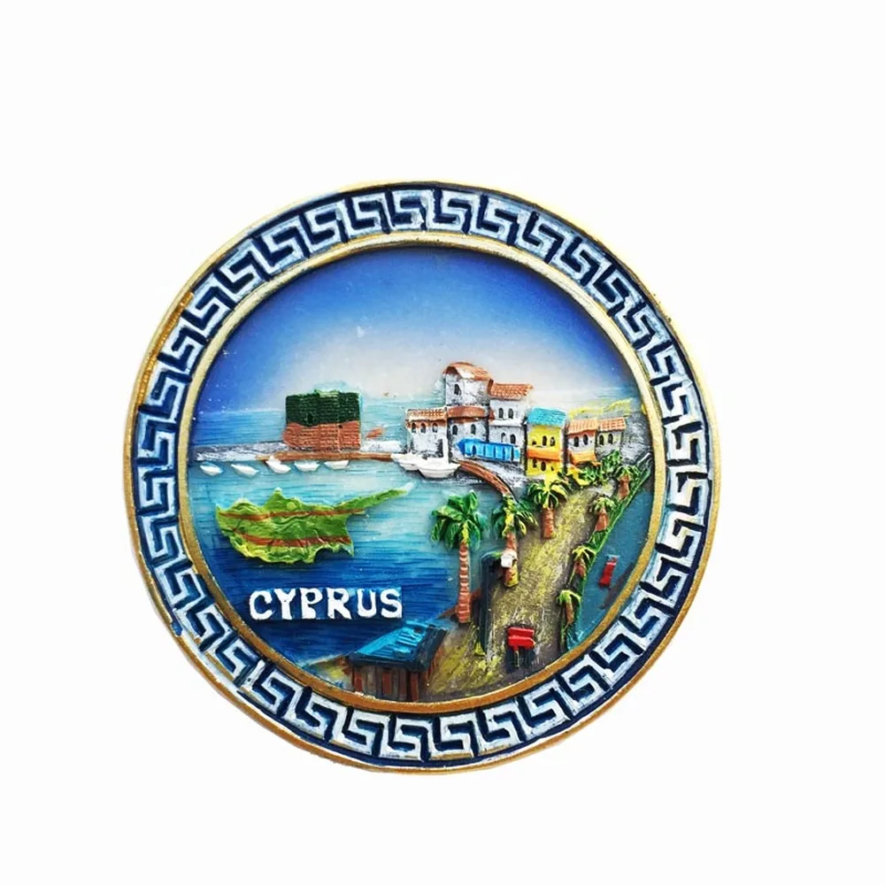 BABELEMI Cyprus стикер на холодильник s Смола Туризм Сувенир магниты на холодильник доска для сообщений наклейка магнитная наклейка на холодильник подарок