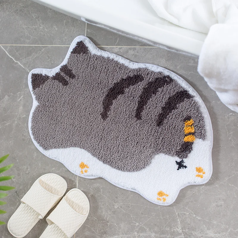 Напольный коврик серии Cat Panda абсорбирующий Мягкий Нескользящий Коврик для