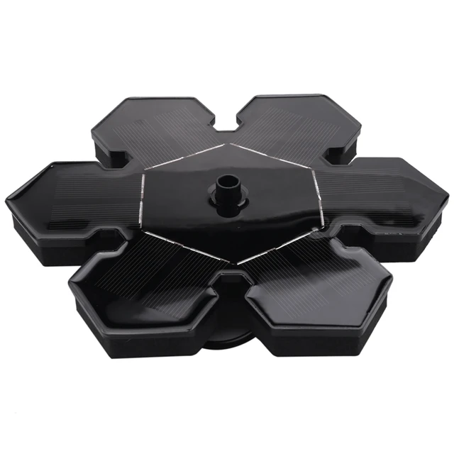 Solar Fountain Pump Solar Powered Bird Bath Fountain Pump Solar Panel Kit Water Pump Outdoor Watering Submersible Pump 1