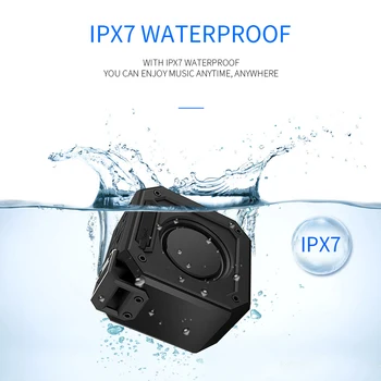 

Portable Speaker Wireless Bluetooth Speakers TWS Stereo Sound Box 10W Speaker with Subwoofer Support TF Card AUX IN with Mic