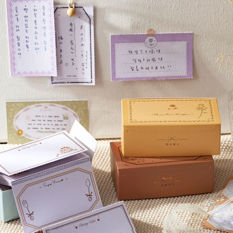 102 листов коллекции историй Виктора блокнот для записей в коробке креативная