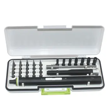 

Precision Electric Screwdriver Set 8203 S2 30Pcs Boxed Miniature Electric Screwdriver Rechargeable Repair Tool