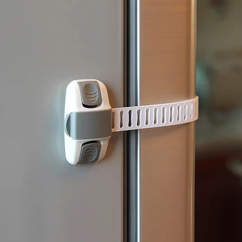 

2PCSAdjustable Child Protection Cabinet Lock Baby Safety Refrigerator Drawer Door Lock from Children Kids Safety For Child Lock
