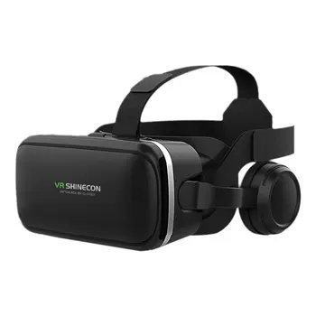 

Immersive VR Glasses Headset Box Virtual Reality Mobile 3D Video Helmet 6 Generation Stereo Cardboard