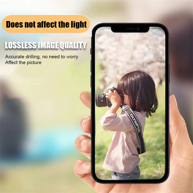 How a scratched smartphone camera cover affects image quality