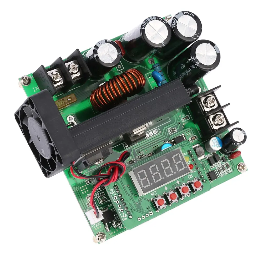 

900W Digital Control DC-DC Boost Module great Step-up Converter Power Supply Module CC/CV LED Display 0-15A IN 8-60V OUT 10-120V