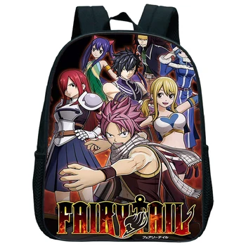 

Children New Game Fairy Tail Backpack Kids Kindergarten Schoolbag Child Anime Knapsack Start School Gift Daily Toddler Bookbag