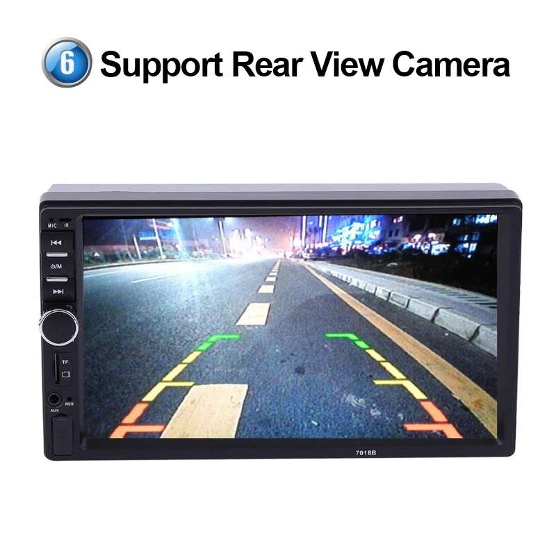 7 Touch Screen Car Radio Double Din Car Stereo MP5 MP3 Player  with Bluetooth FMUSBAUX 7010B (10)