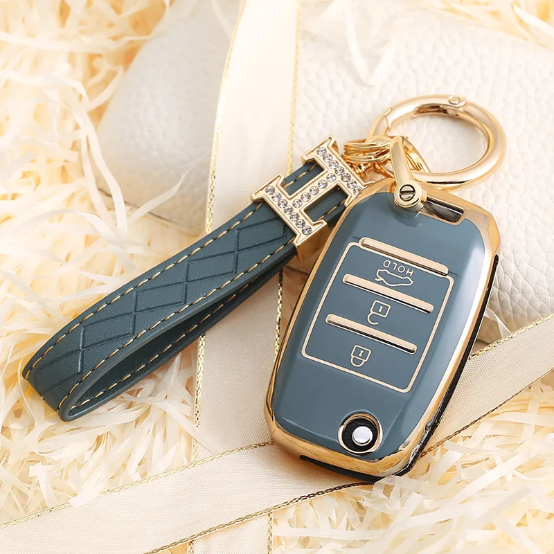 New Soft TPU Car Key Case Cover Shell per Kia Sportage 3 4 Rio QL Ceed Cerato Sorento K2 K3 K4 K5 accessori Auto portachiavi 15 New Soft TPU Car Key Case Cover Shell per Kia Sportage 3 4 Rio QL Ceed Cerato Sorento K2 K3 K4 K5 accessori Auto portachiavi - H189da80db59f4b3f88f8f075ebe11bd4R