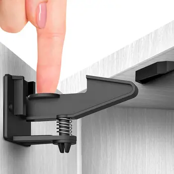 

10 Pcs Child Protection Baby Security Cabinet Door Lock for Kids Safety Baby Lock Drawer Lock Invisible Child Locks
