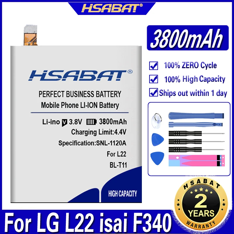 HSABAT 3800mAh BL-T11 батарея для LG L22 isai F340 EAC62218301 | Мобильные телефоны и аксессуары