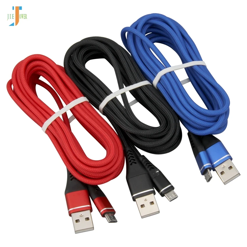 500 шт./Партия 1 м 2 м 3 м кабель Micro USB для Xiaomi Redmi Note 5 Pro 4 Micro USB кабель зарядного устройства для Iphone XR 8 7 samsung S7