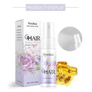 

20ML Painless Hair Removal Spray Stop Hair Growth Inhibitor Shrink Pores Skin Smooth Repair Powerful Permanent Hair Removal