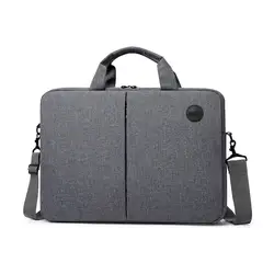 Портативный 15,6 дюймовый портфель, деловая Компьютерная сумка для мужчин и женщин, водонепроницаемая вместительная сумка через плечо для