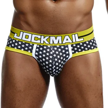 

Mens Cotton Underwear Briefs Bulge Pouch Underpants Printing Breathable Soft Panties Sexy Men Gay Underwear Ropa Interior Hombre