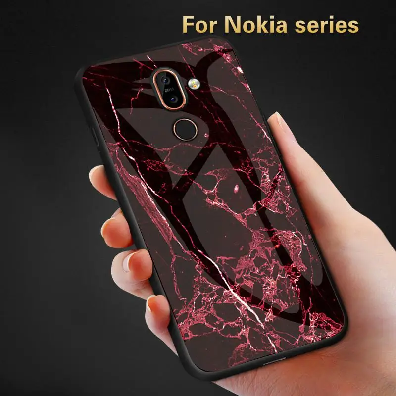 

Marble Pattern Protective Cases For Nokia X71 1plus 4.2 X7 For Nokia 7.1plus 7.1 3.1plus For Nokia 7plus X6 Mixed Colour Style