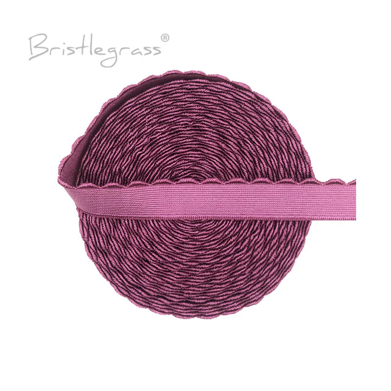 Borsten gras Plüsch Picot BH Gummiband 3/8 1/2 5/8 10mm 13mm Schulter gurt Band Stirnband Dessous Näh besatz 2 5 10 50 Yard – Detail 2