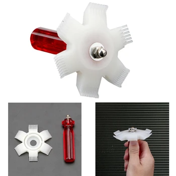 

LEEPEE Car Radiator Condenser Evaporator Air-conditioning Radiator Cleaner Car Cleaning Tools Wash Brush Plastic