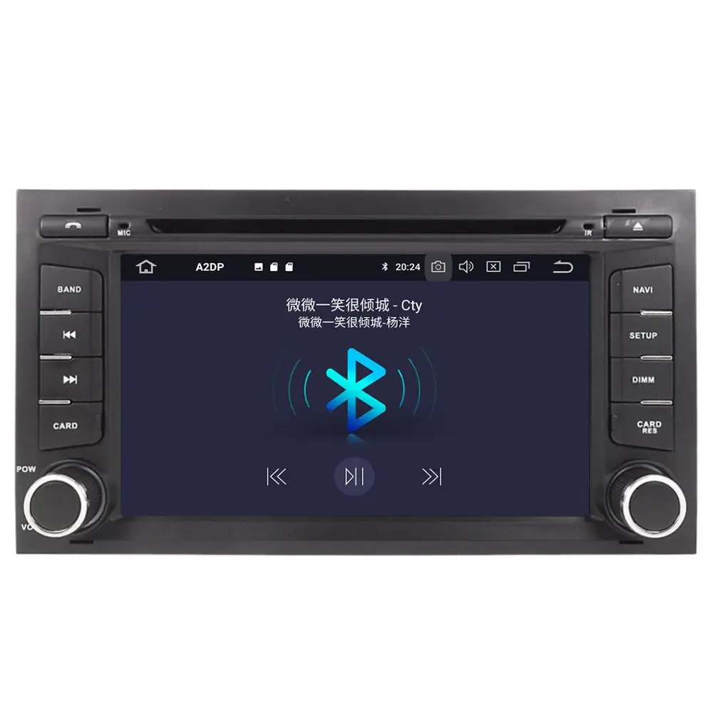 Sale Android 9 4+64G DSP Car DVD Player GPS navigation For SEAT Ibiza Leon 2012 - 2017 MK4 head unit multimedia player tape recorder 2