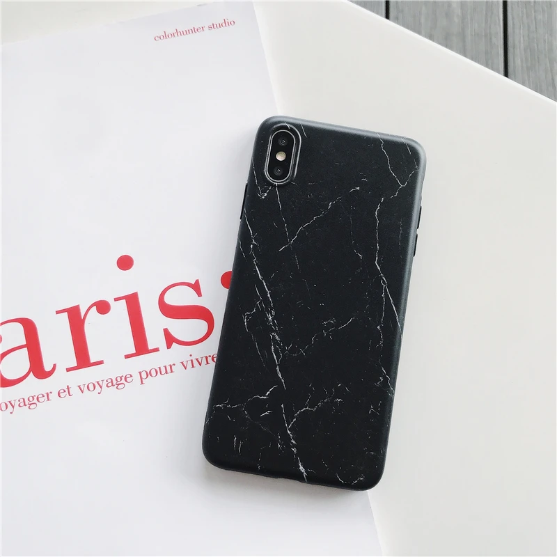 Модный черный мраморный чехол для телефона s для iphone 11promax XR XSMAX чехол для iphone 8 7 6S Plus задняя крышка модные мягкие чехлы IMD