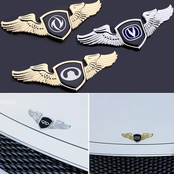 

Auto Bonnet Cover 3D Sticker for Geely Emgrand EC7 EC8 Changan CS95 CS55 BYD S6 Dongfeng Chery QQ Alloy Wing Exterior Emblem