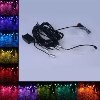 

DC 12V LED Strips 360 degree Neon Decoration Party 6M Car APP Cigarette